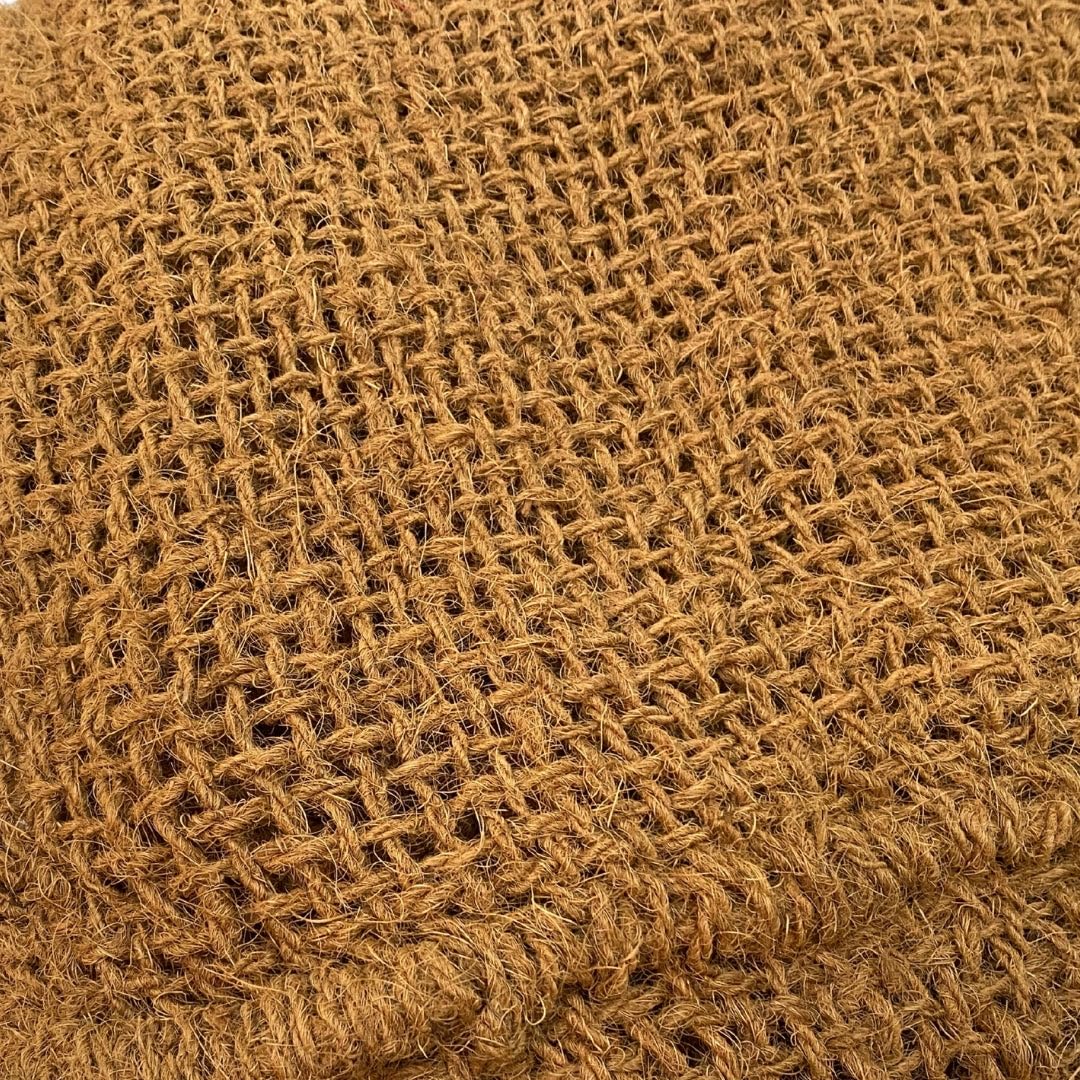 Nortene | Sunnet Kit Coco Vela de Sombra Natural de Fibra de Coco 3x3 M | Toldo Vela Exterior para Jardín, Terraza y Patio | Estilo Rústico y Boho