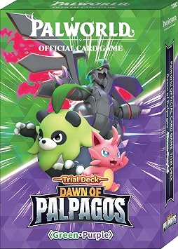 Bushiroad Trial Deck Palworld Official Card Game - ETD02 Dawn of Palpagos - Green Purple - Version Anglaise