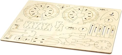 Miniatura 4 de Star Trek The Next Generation U.S.S. Enterprise - Rompecabezas de madera 3D y figuras modelo (50 piezas)  Construye y pinta tu propio juguete de