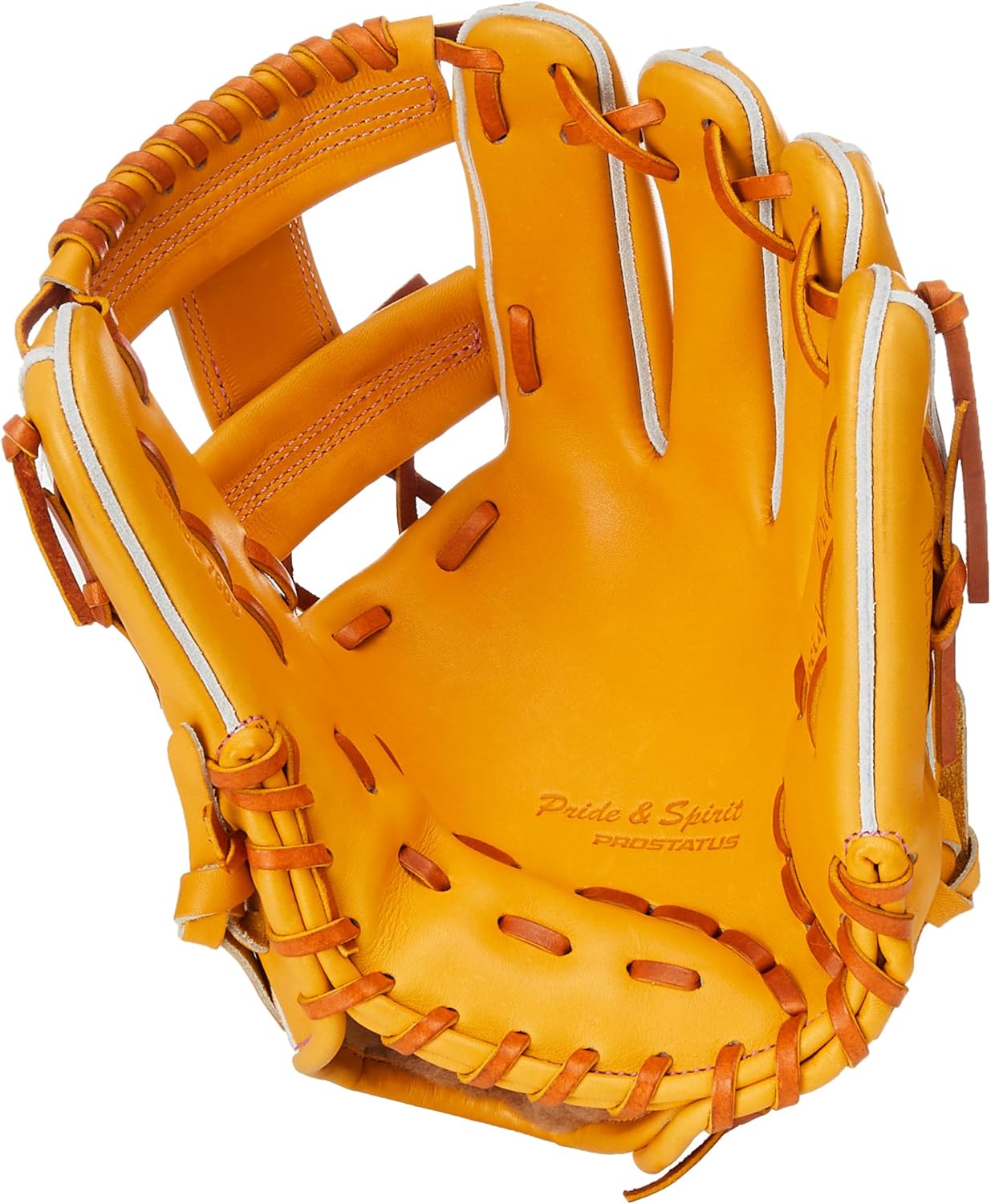ZETT BPROG760S Hard Baseball Glove Pro Status, for Second Short, Kenta Imamiya Player Type, Right Throw, Oak Brown