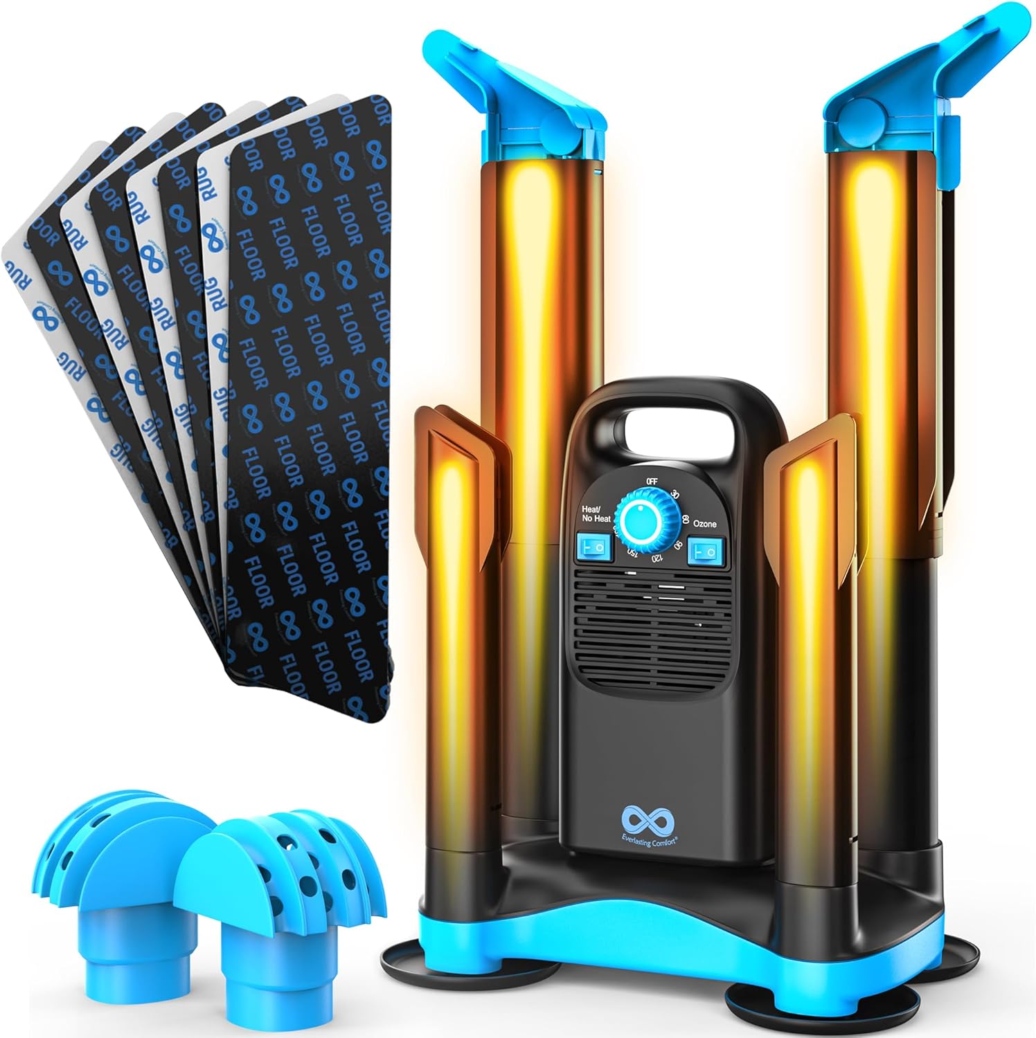 Rug Grippers & Boot Dryer Bundle– Non-Slip Carpet Pads and Quick-Dry Shoe Deodorizer for a Safer, Cleaner Home