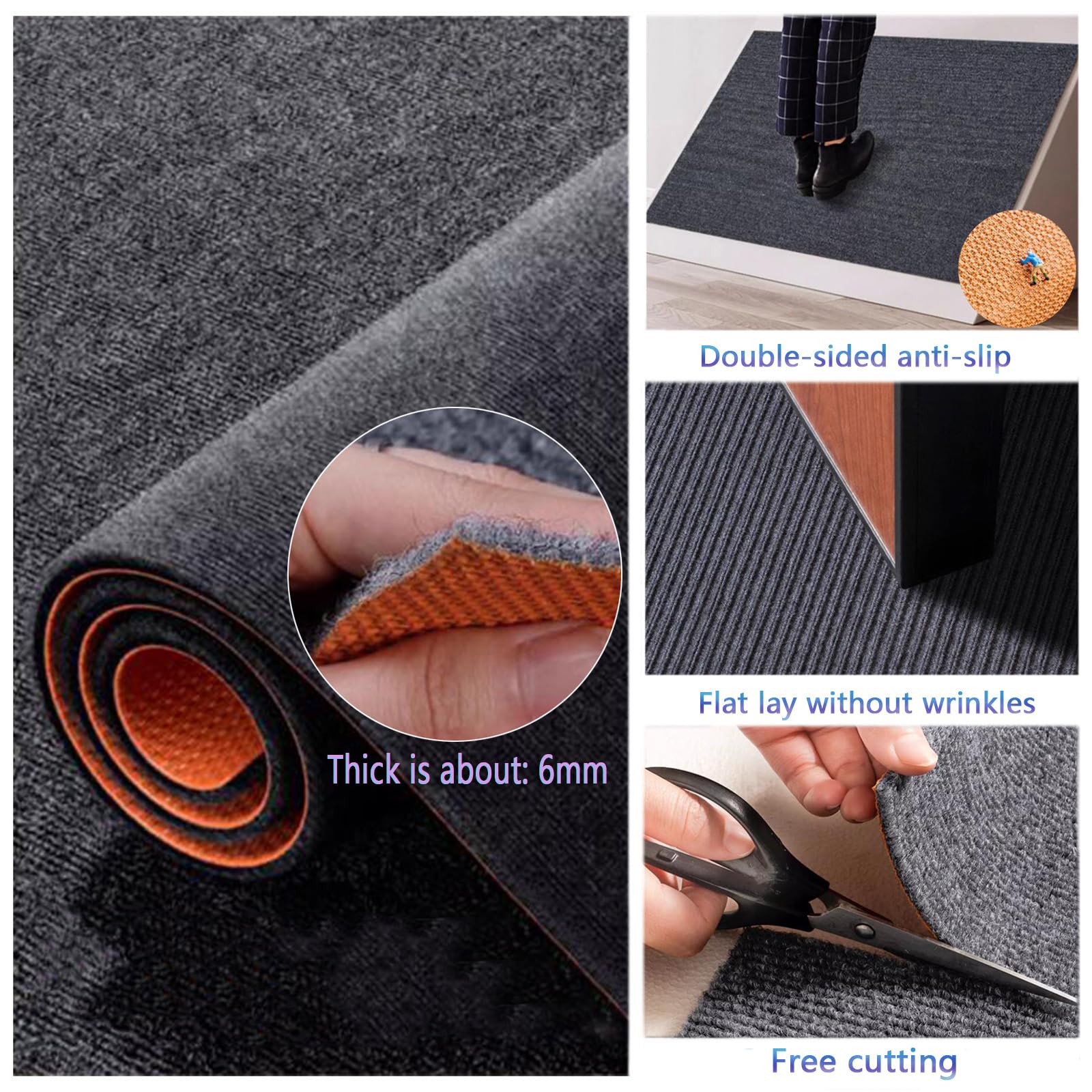 Tappeto insonorizzato per pianoforte, antiscivolo, protezione per pianoforte verticale, fonoassorbente e insonorizzante, tappetino per batteria, bianco sporco (130 x 160 cm)