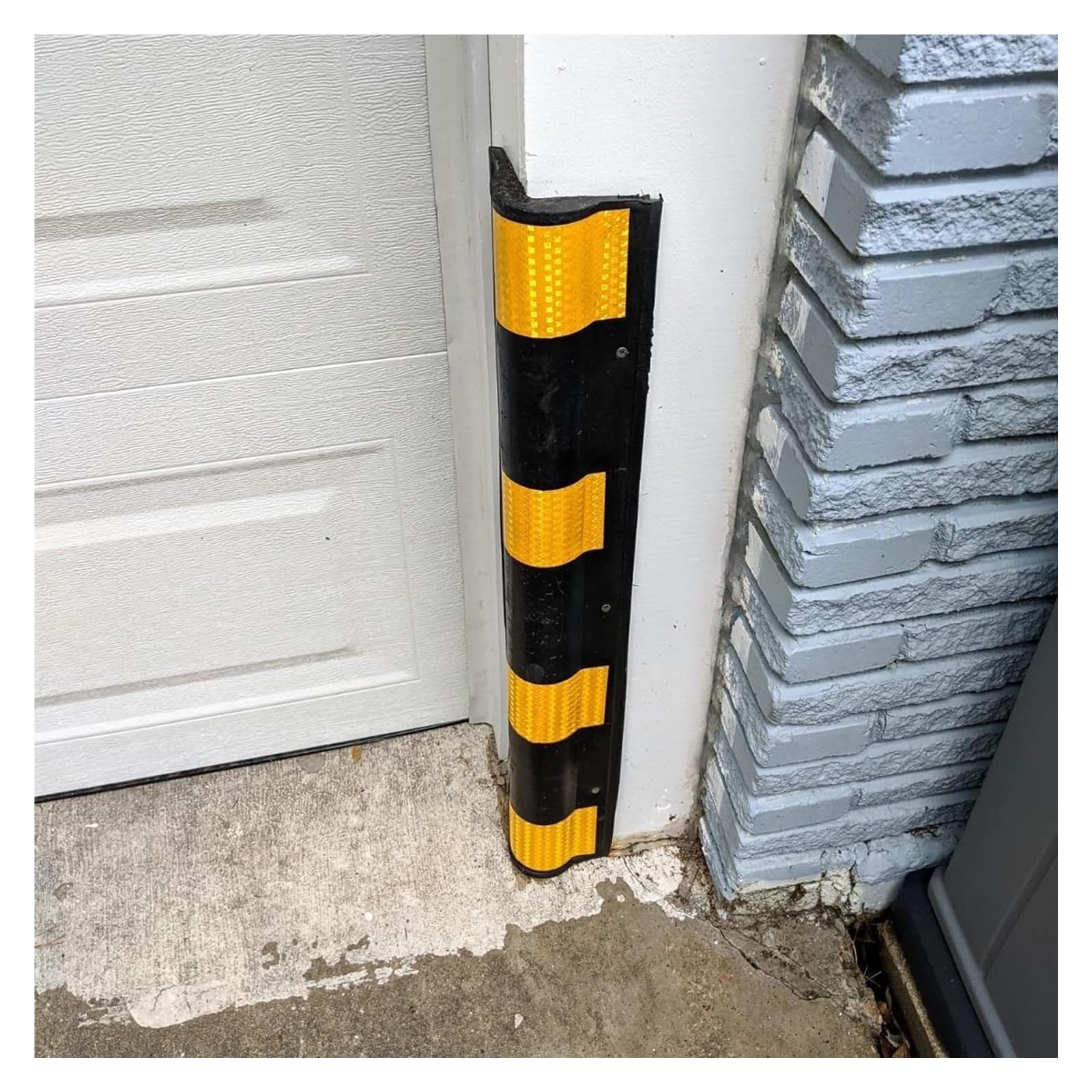 Protector de esquinas de pared para garajes de estacionamiento, 1 cm de grosor, reflectante, para piso bajo, protección de garaje, protectores de esquinas de pared, protectores de esquinas para gara