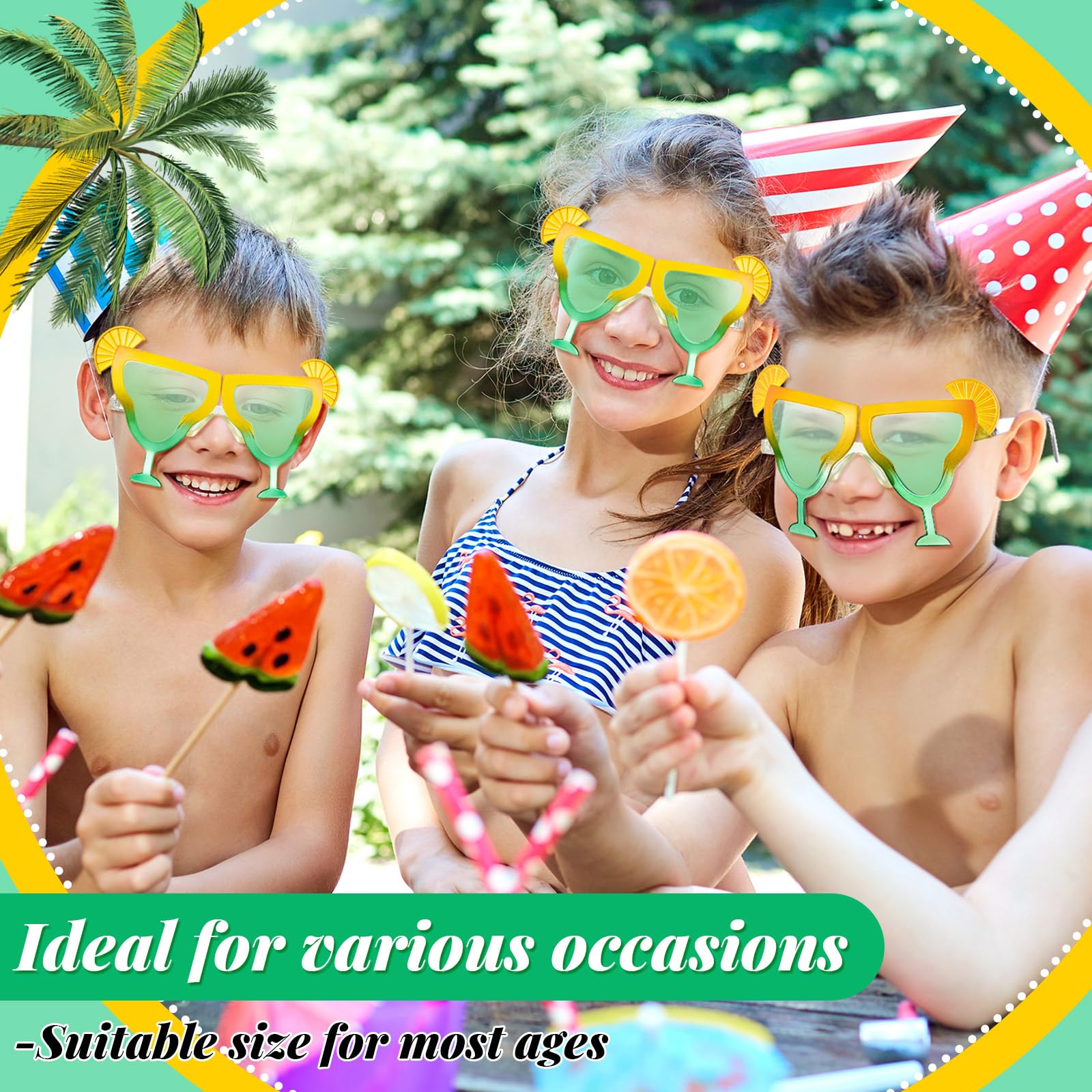 Novelty Vacation Shots Sunglasses TECHNO SLUT Round Festival Sunglasses - Custom Text  main image 3