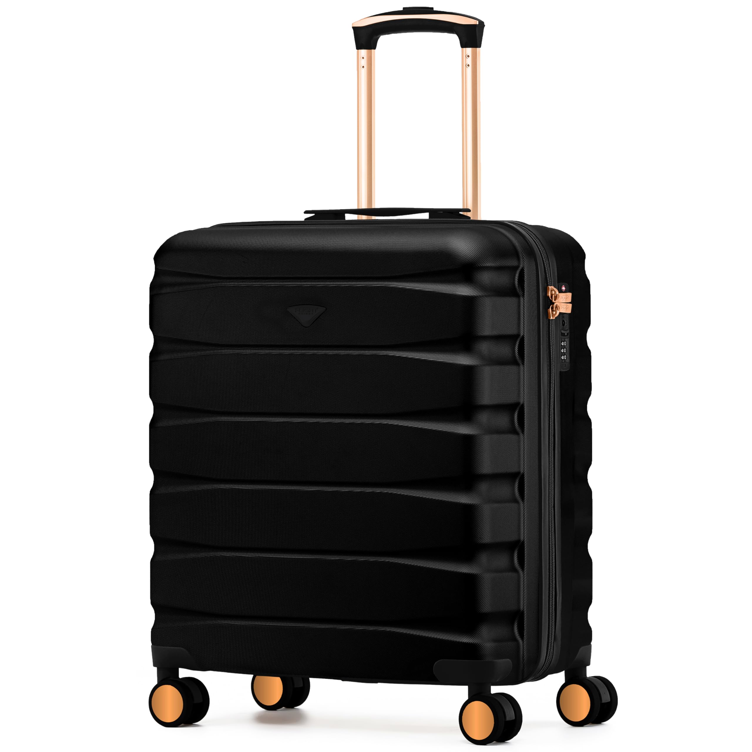 Flight Knight Underseat Cabin Suitcase 45x36x20cm | Free Hand Luggage for EasyJet & Wizz Air | Lightweight ABS Hard Shell with 8 Silent-Glide Spinner Wheels | Max Space Travel Bag — view 215