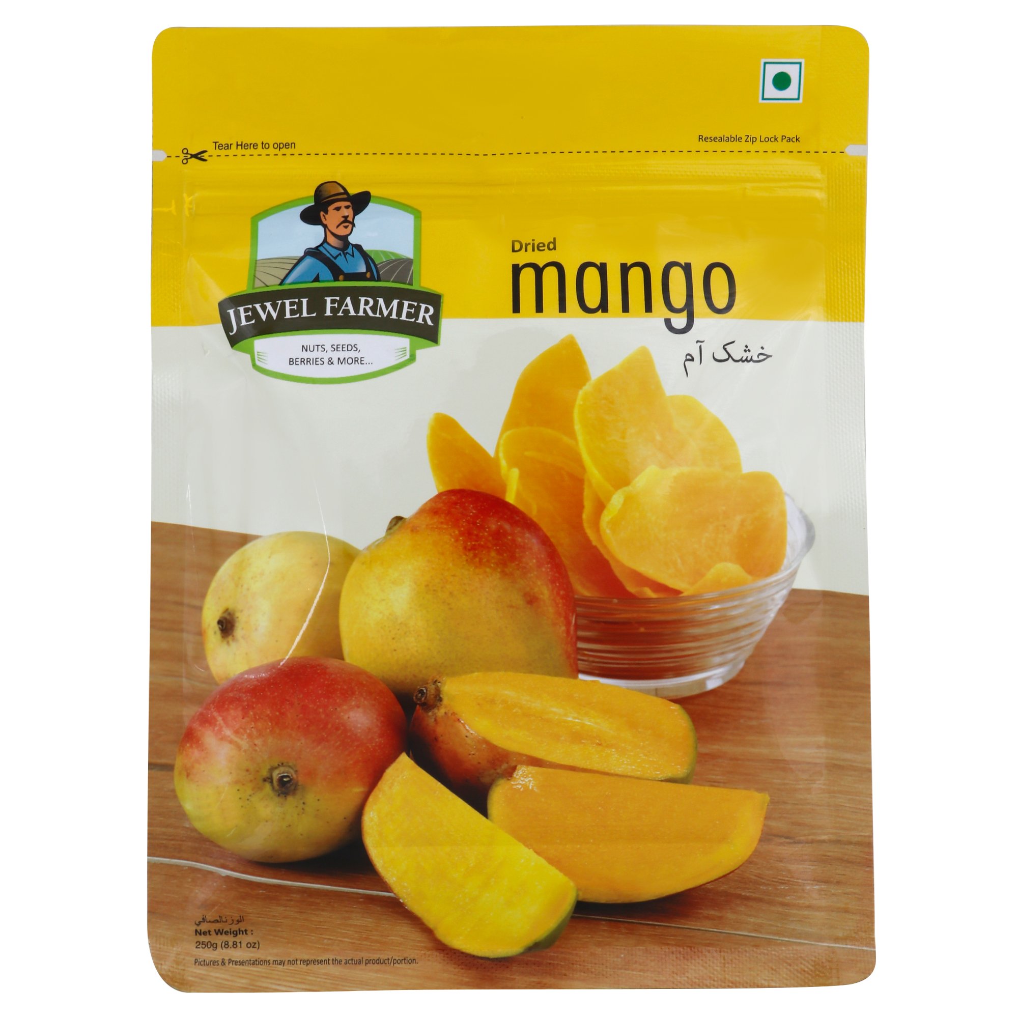 JEWEL FARMER Dried Mango Ready to Eat Dehydrated, Unsweetened & Unsulfured Tasty Aam Slice Chunks (250 grams) (B07DWYZKL3) Amazon Price History, Amazon Price Tracker