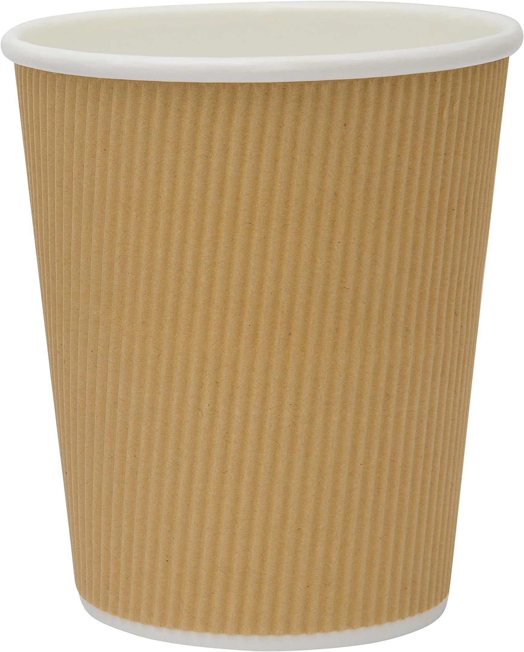 Disposable Ripple Triple-Walled Paper Coffee Cups – Black, Eco-Friendly (Various Qty)