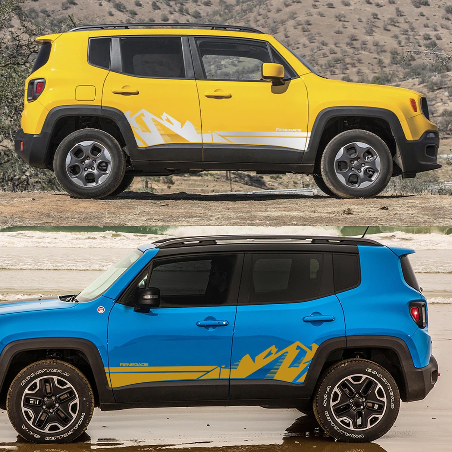Amazon.co.jp: RWRAPS マウンテンスタイル 車のステッカー 限定 