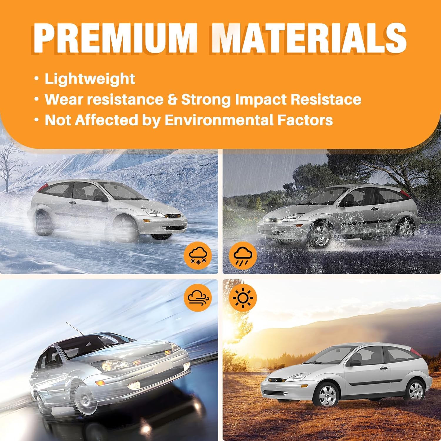 CarPartsDepot New Front Grille Black Assembly with Turn Signals Compatible With 2000 2001 2002 2003 2004 FORD Focus Fits FO2560102 YS4Z13200BA