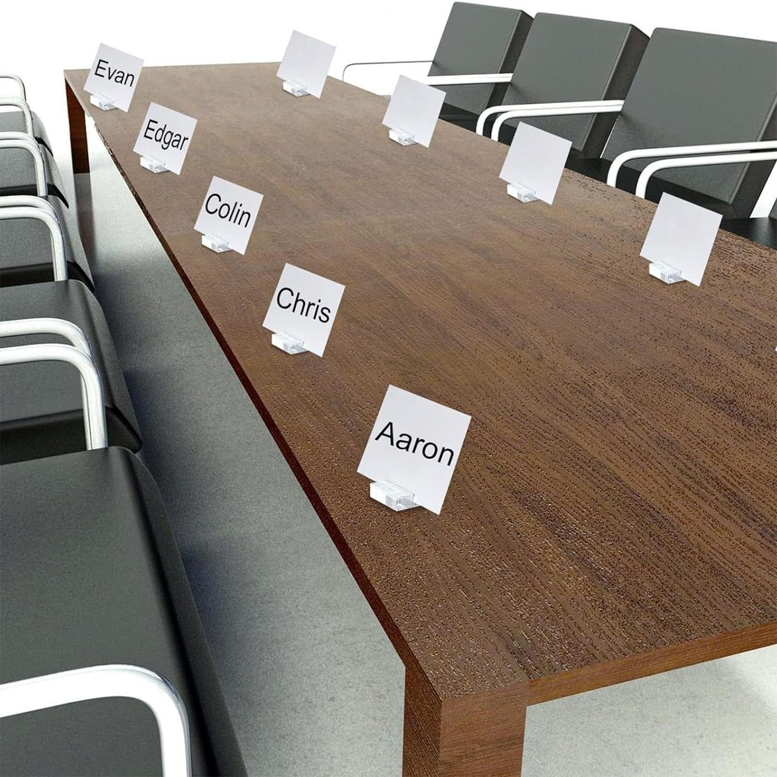 Tischkartenständer aus Acryl, transparent, , Tischnummernhalter – Bildschild-Display-Basis für Einzelhandel, Shop, Café, Bankett, Buffet, Veranstaltungen