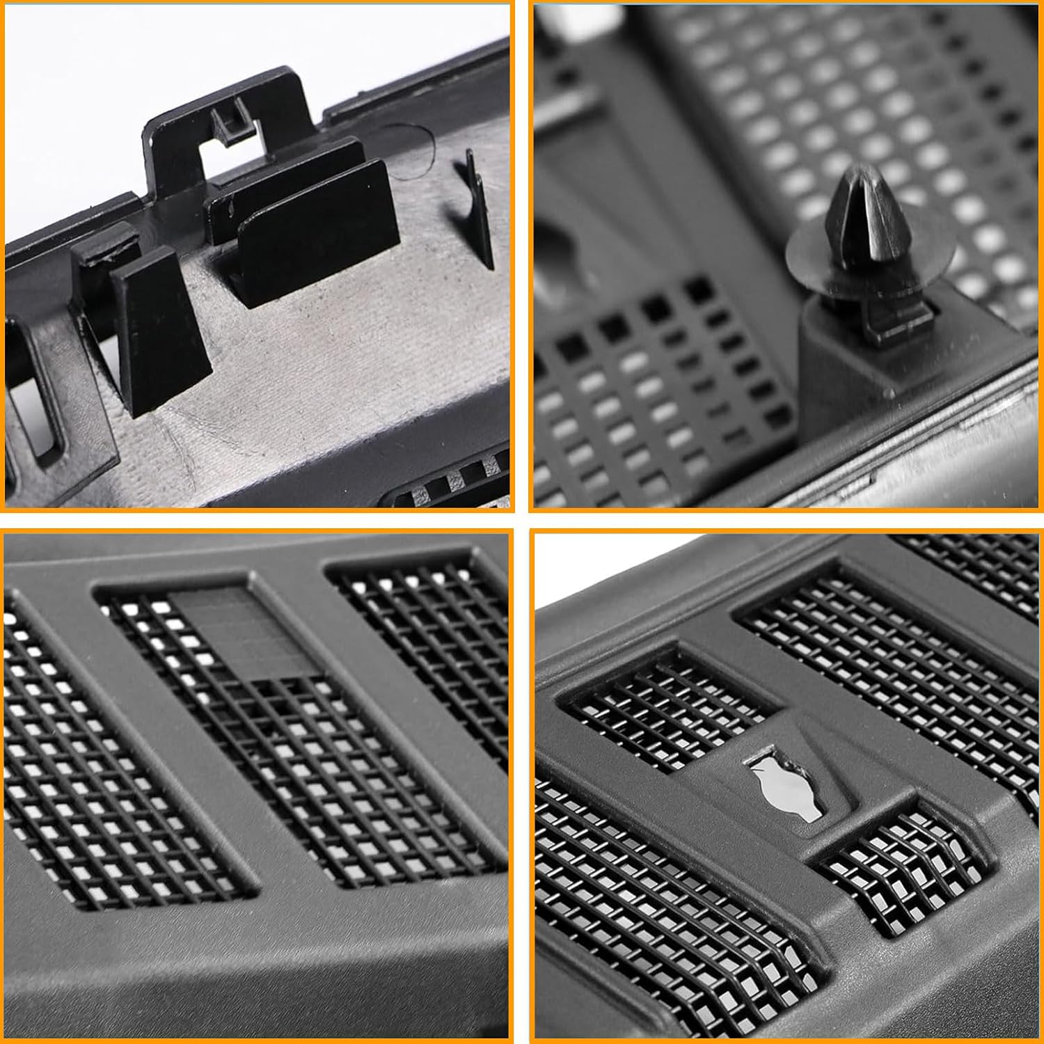 Windshield Wiper Cowl Panel Grille Compatible with Ford F150 2015-2020 Front Window Cover Insert Panel Replace FL3Z15022A69B