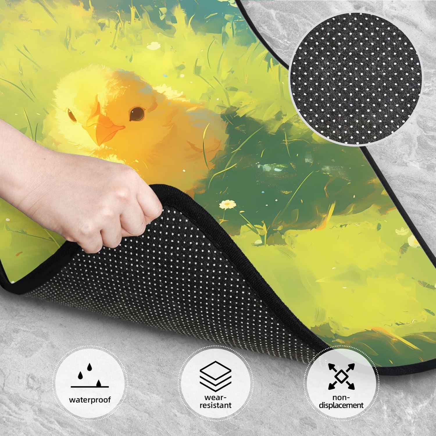 chicks Patterned car mats 4-piece set | For cars/SUVs/trucks | Firm fit without displacement