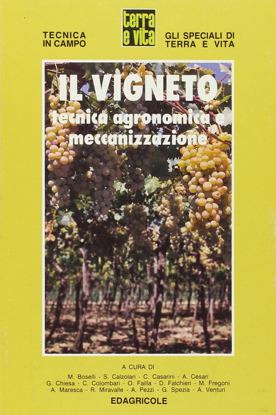 Il Vigneto. Tecnica Agronomica e Meccanizzazione.