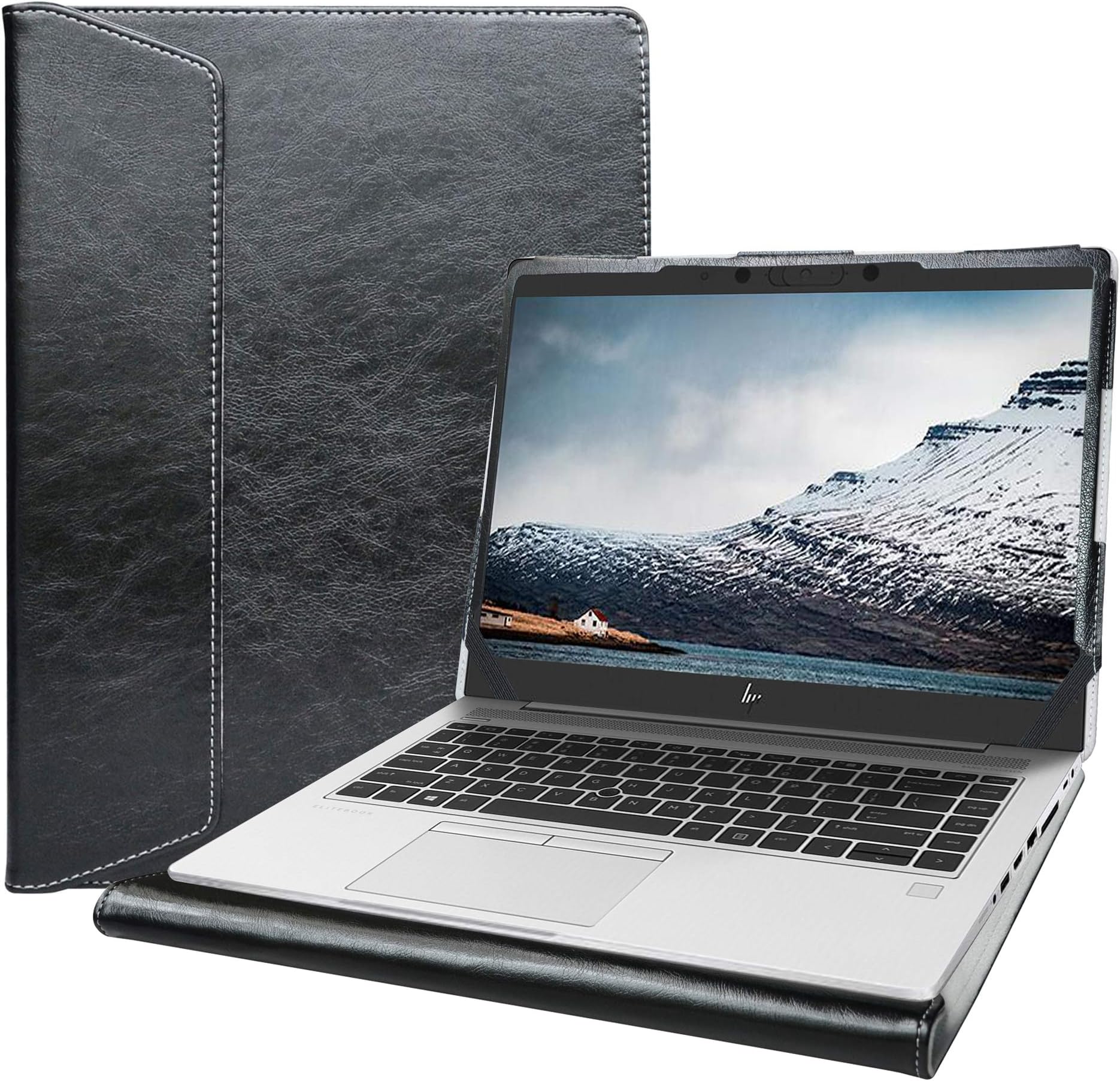 AlapmkProtective Case Cover For 13.3" HP EliteBook 735 G6/EliteBook 830 G6/ProBook 430 G6 Series Laptop[Warning:Not fit HP EliteBook 735 G5 G4 G3/EliteBook 830 G5 G4 G3 /ProBook 430 G5 G4 G3],Black