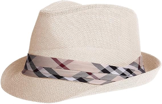 Enimay Unisex Vintage Fedora Hat 