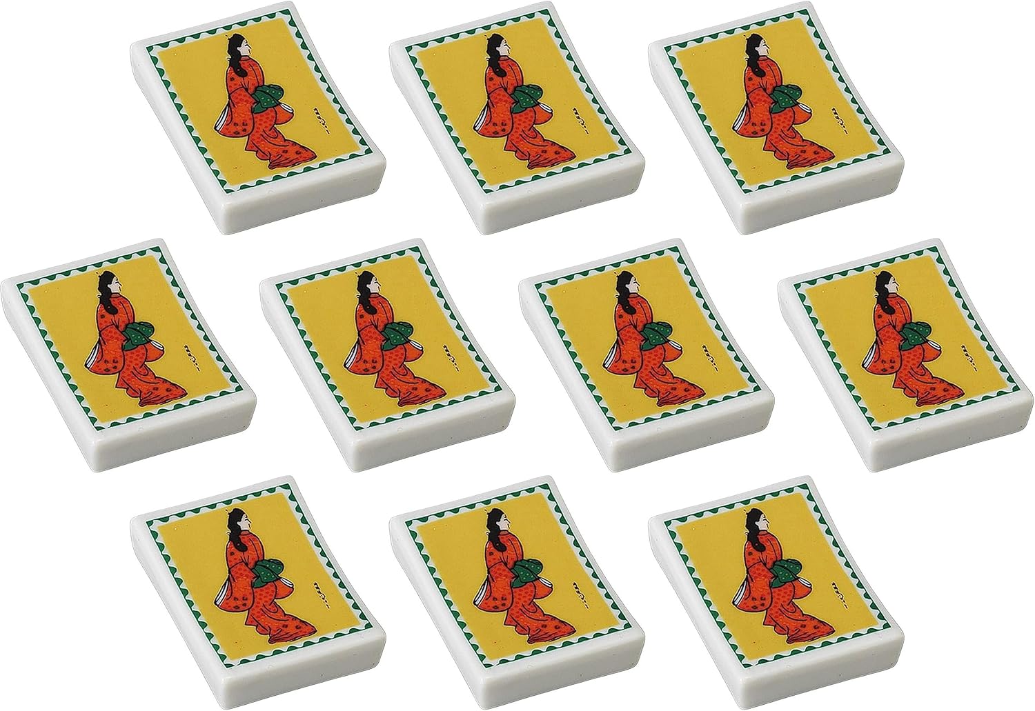 セトモノホンポ(Setomonohonpo) mkd-43047031-10set-4 Chopsticks Rest, Beautiful Stamps