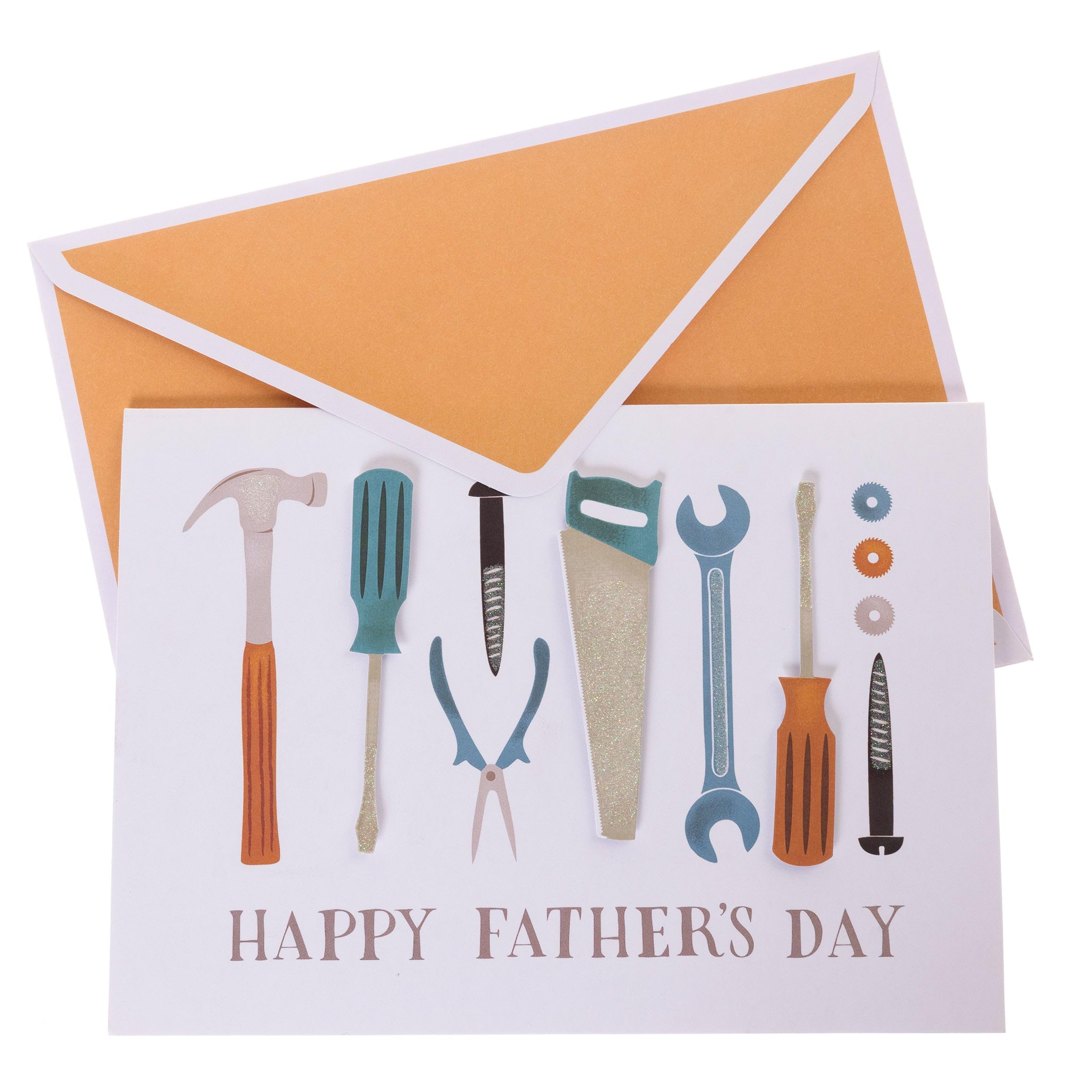 Graphique Father’s Day Tools Handmade Card, Happy Father’s Day Card for Dad, 5" x 7"