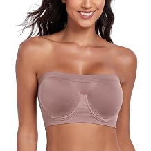 Seamless Underwire Strapless Bra, Multiway Bandeau Top