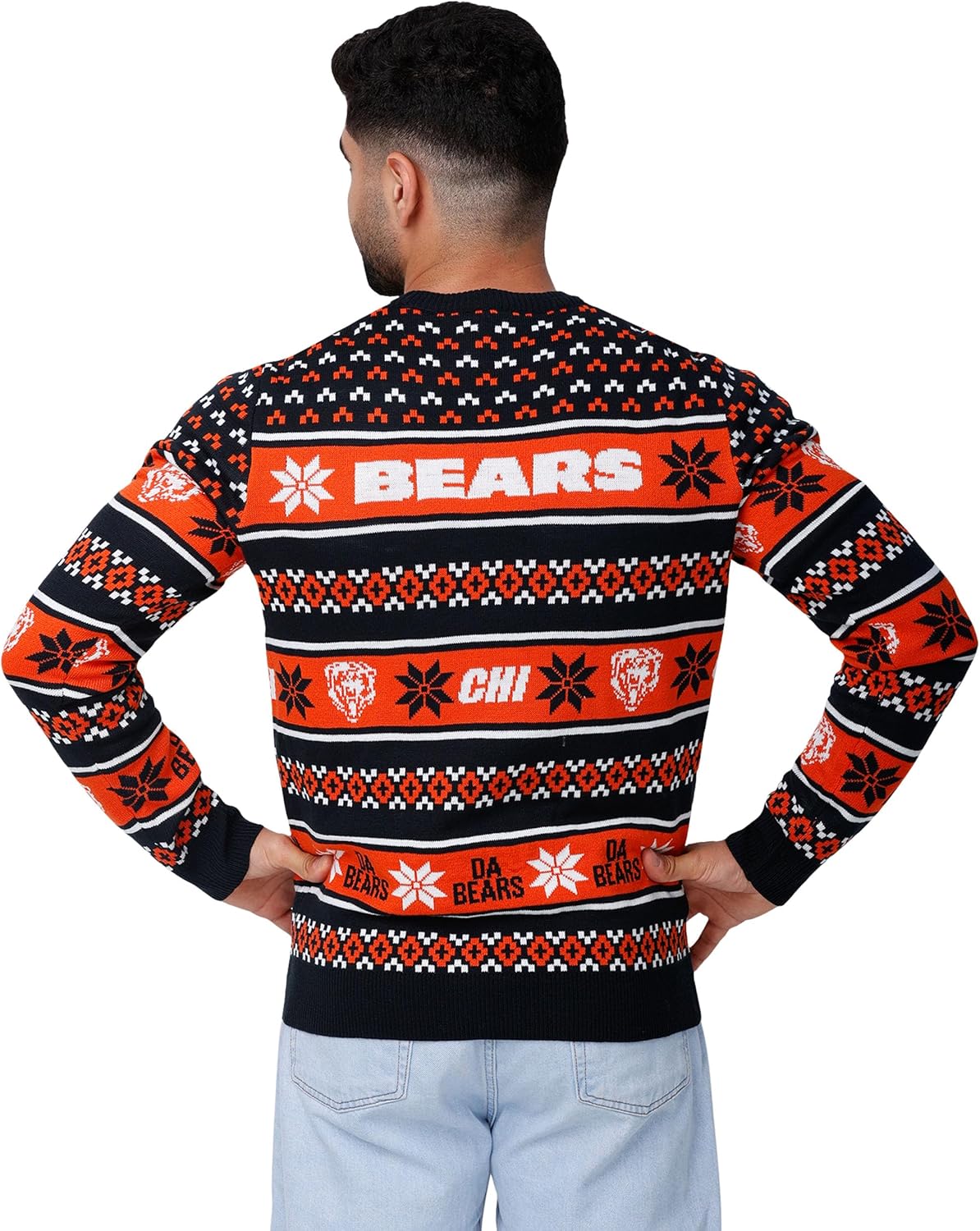 FOCO NFL Team Big Logo Ugly Sweater