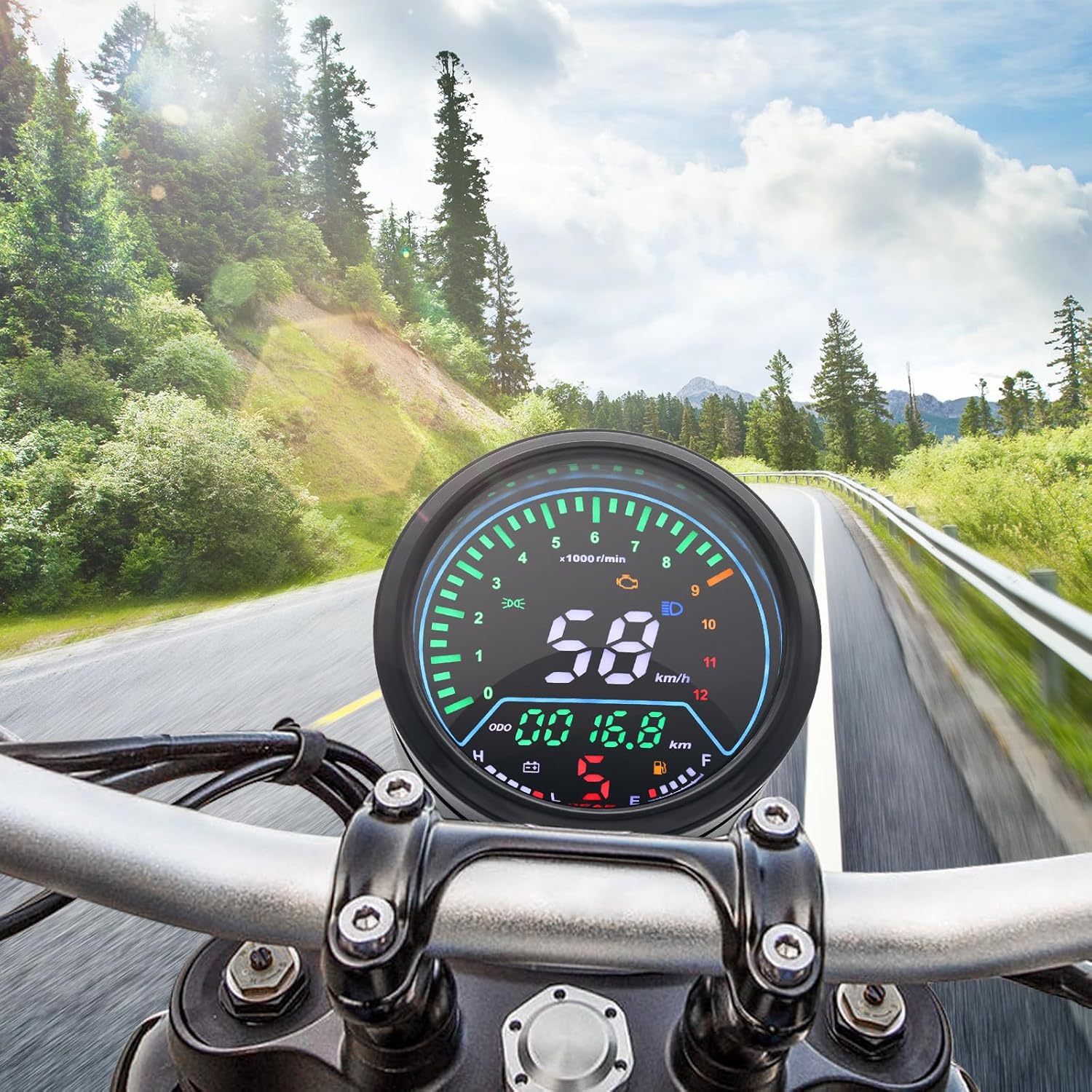 Speedometer For Motorcycle Universal Digital Motorcycle