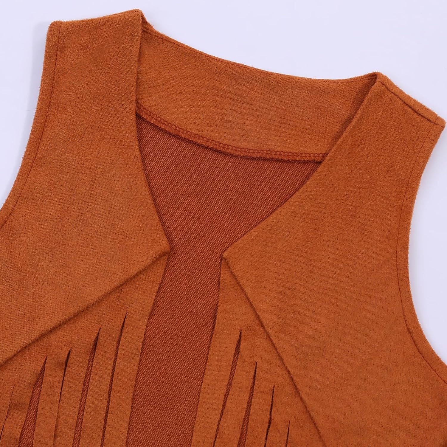 Girls Hippie Costume Kids 60s 70s Hippie Outfits Set Halloween Party Dress Up - Image 5