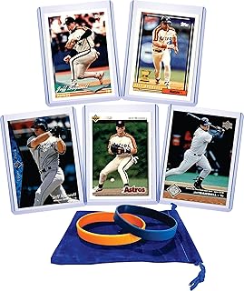 Jeff Bagwell (5) Assorted Baseball Cards Gift Pack