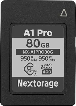 Nextorage Japan CFexpress Type A Card NX-A1PRO 80GB VPG 400 Ultra Fast Read 950MB/s Write 950MB/s