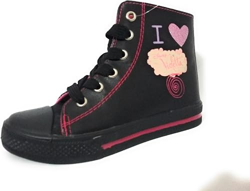 Disney Violetta Sneakers Nere Alte Scarpe da Bambina con Cerniera Laterale  : Amazon.it: Scarpe e borse