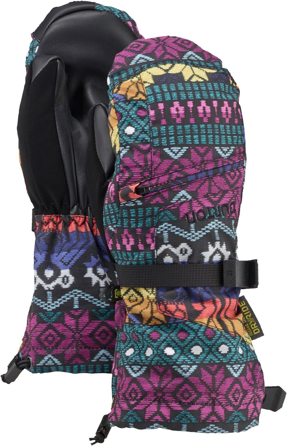 Burton Kids' Breathable Vent Mitten with Handwarmer/Vent Pocket