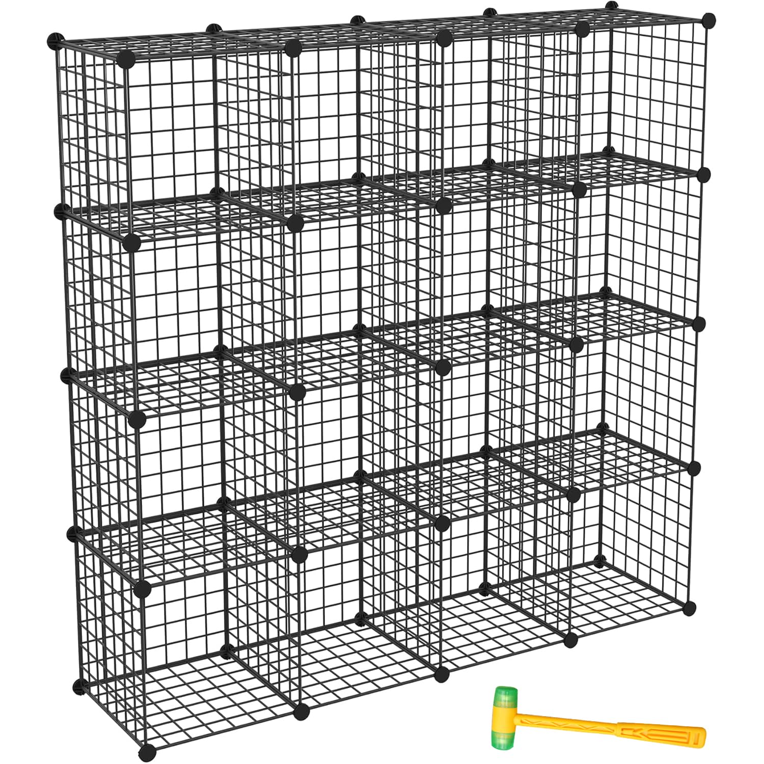 TUMUCUTE Wire Storage Cubes Bookshelf
