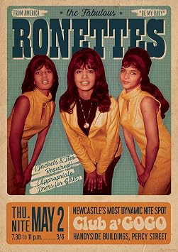AllPosters Wall Poster The Ronettes Club a go go, 23x33