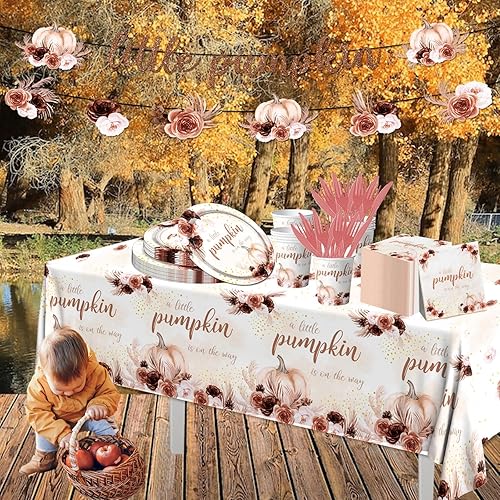 Vista 64 de Juego de vajilla para fiesta de fútbol, 142 platos de fútbol y servilletas, suministros para fiesta, incluye pancarta, platos, vasos, servilletas