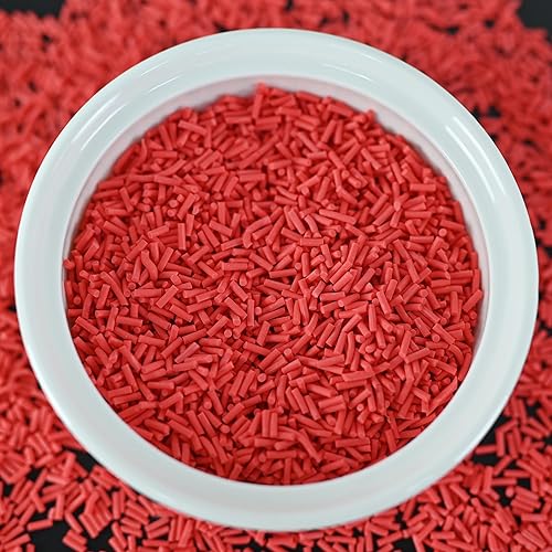 Miniatura 4 de LIKETURE Gránulos falsos 110g Gránulos de arcilla de polímero no comestibles Gránulos de plástico falsos para decoración de manualidades Gránulos