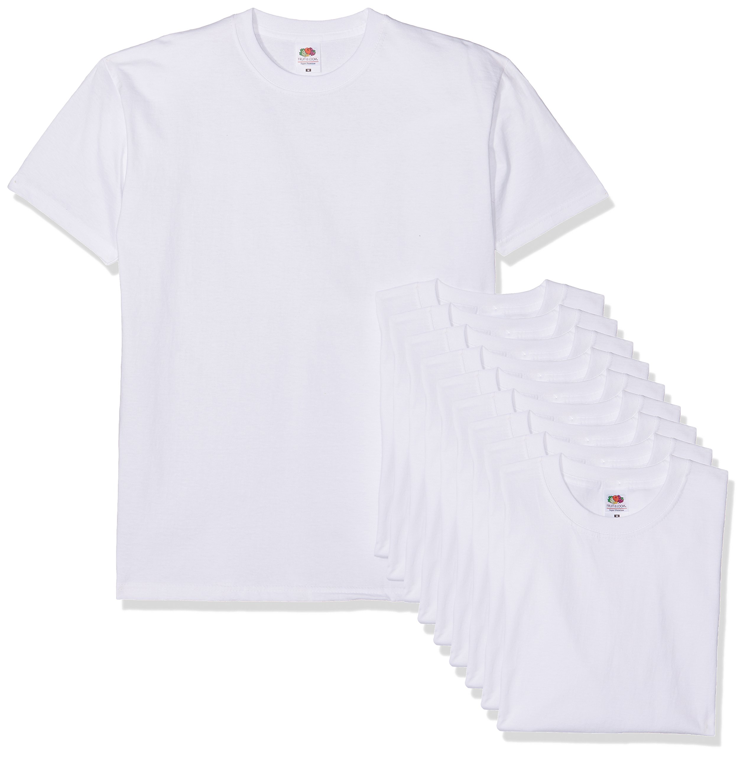 Short Sleeve T Shirt Bianche Fruit Of The Loom Hotel Kalinga - Main Image