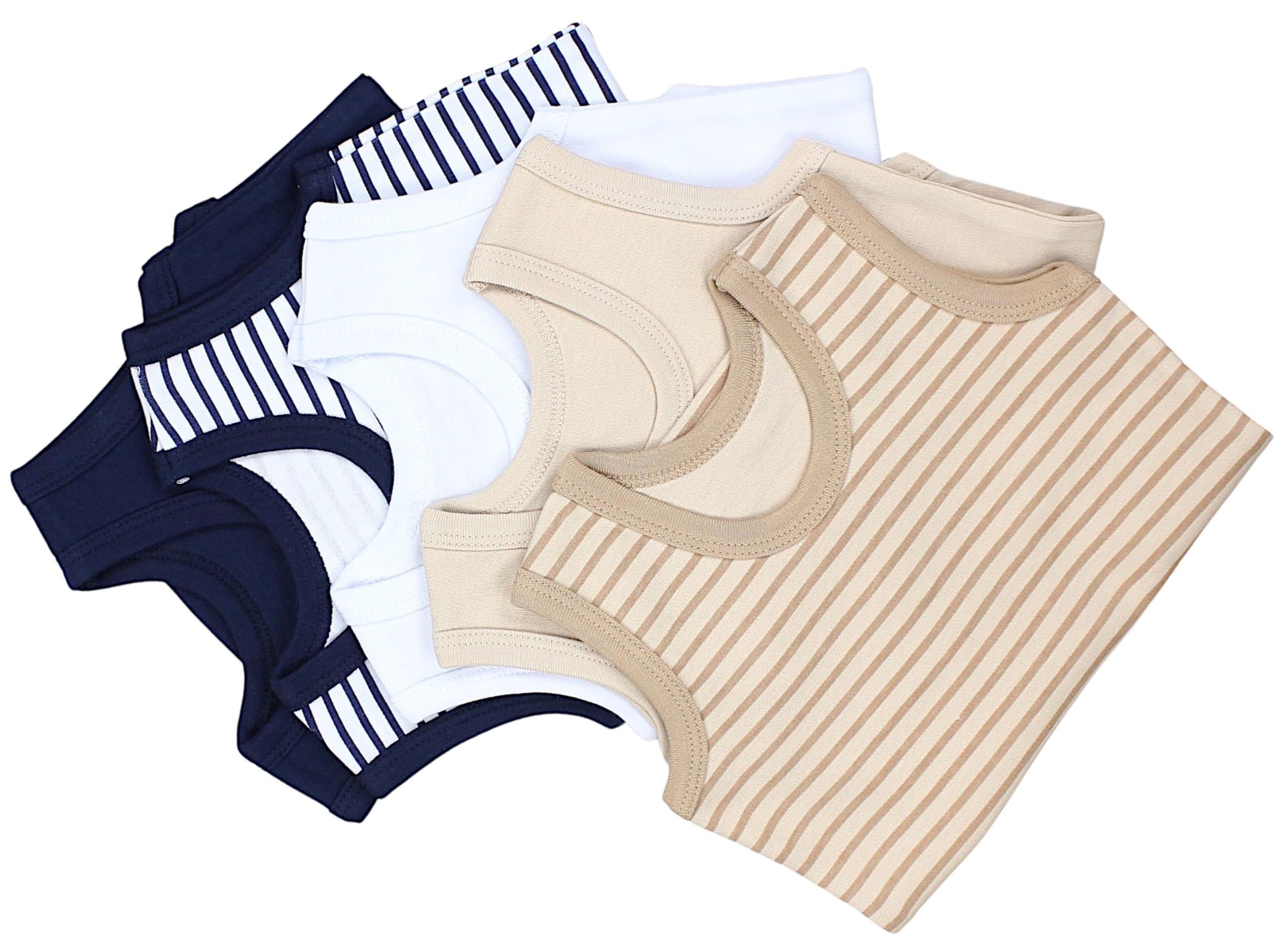 TupTam Body Bébé – Lot de 5 Bodies Bébé Coton Unis, Garçon ou Fille, Certifiés OEKO-TEX