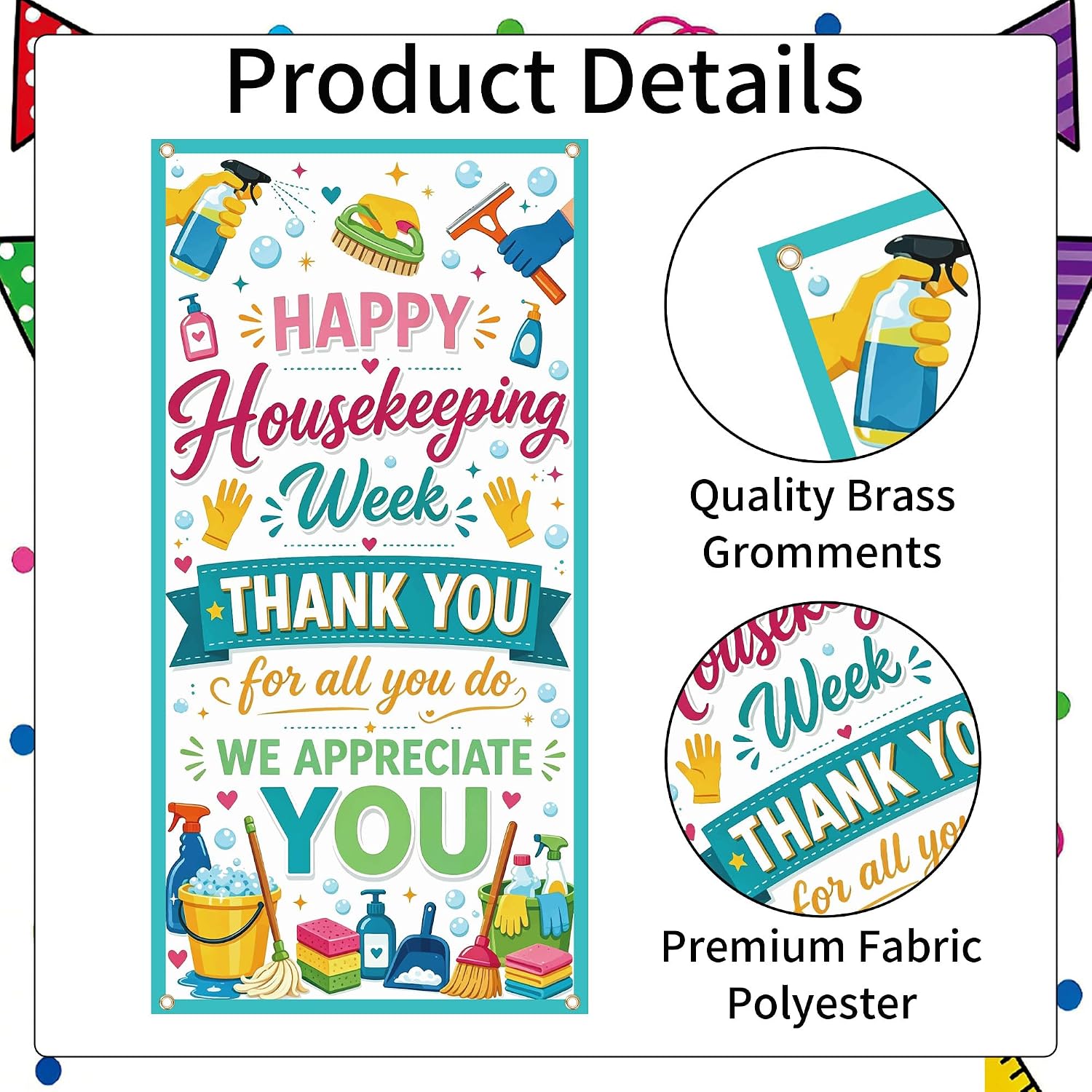 Housekeeping Week Door Cover 71" x 35"
