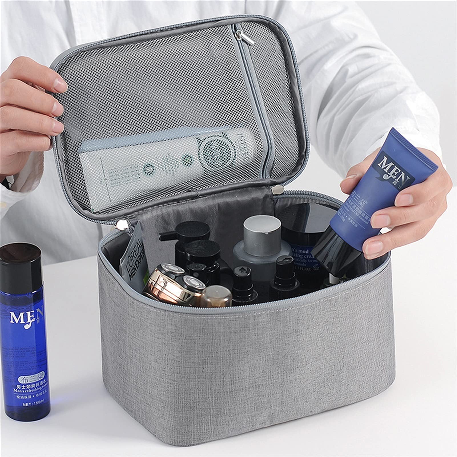 Kosmetyczka o dużej pojemności Podróż Wygodna kosmetyczka Męska torba podróżna na zewnątrz Wodoodporna kosmetyczka dla kobiet (kolor: C) (E)