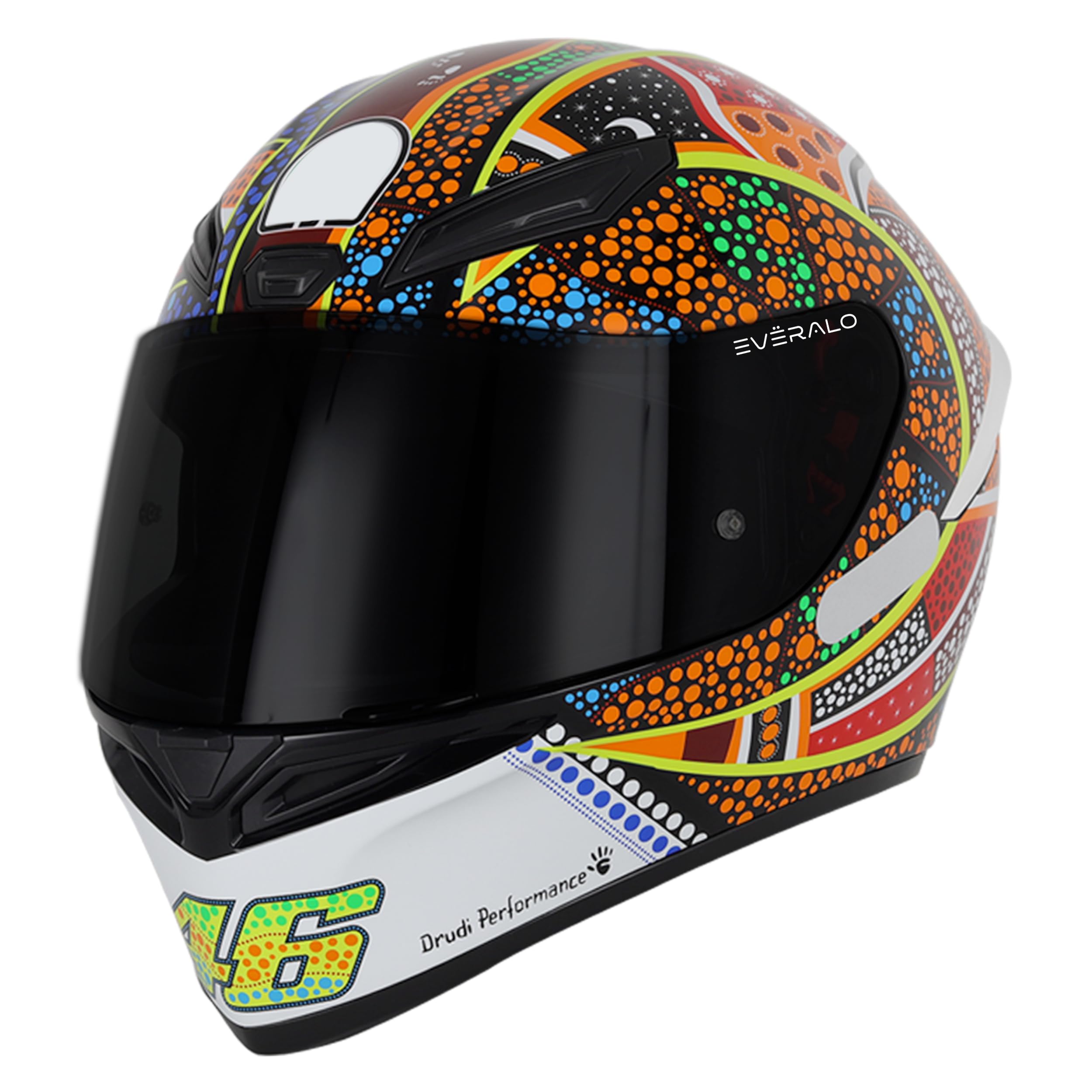 kompatibel mit Visier Agv K1 - K1s - K3sv - K5 - K5s - S4sv - Horizon - Skyline - Strada - Stealth sv - Compact - GT-2 (Dark Schwarz)