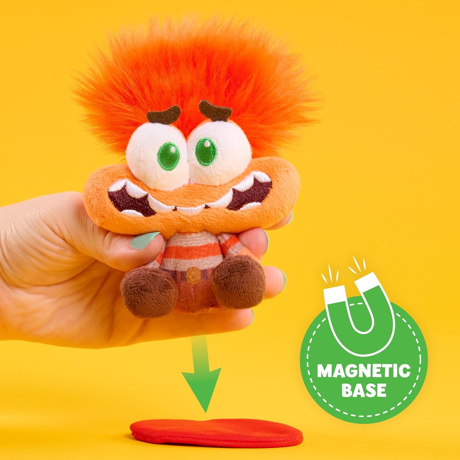 Disney Perch’d 5.5-inch Shoulder Plush Anxiety Stuffed Animal, Wearable Plushie, Soft Toy for Fans, Girls, Boys, Kids, Ages 2 and Up by Just Play - Image 3