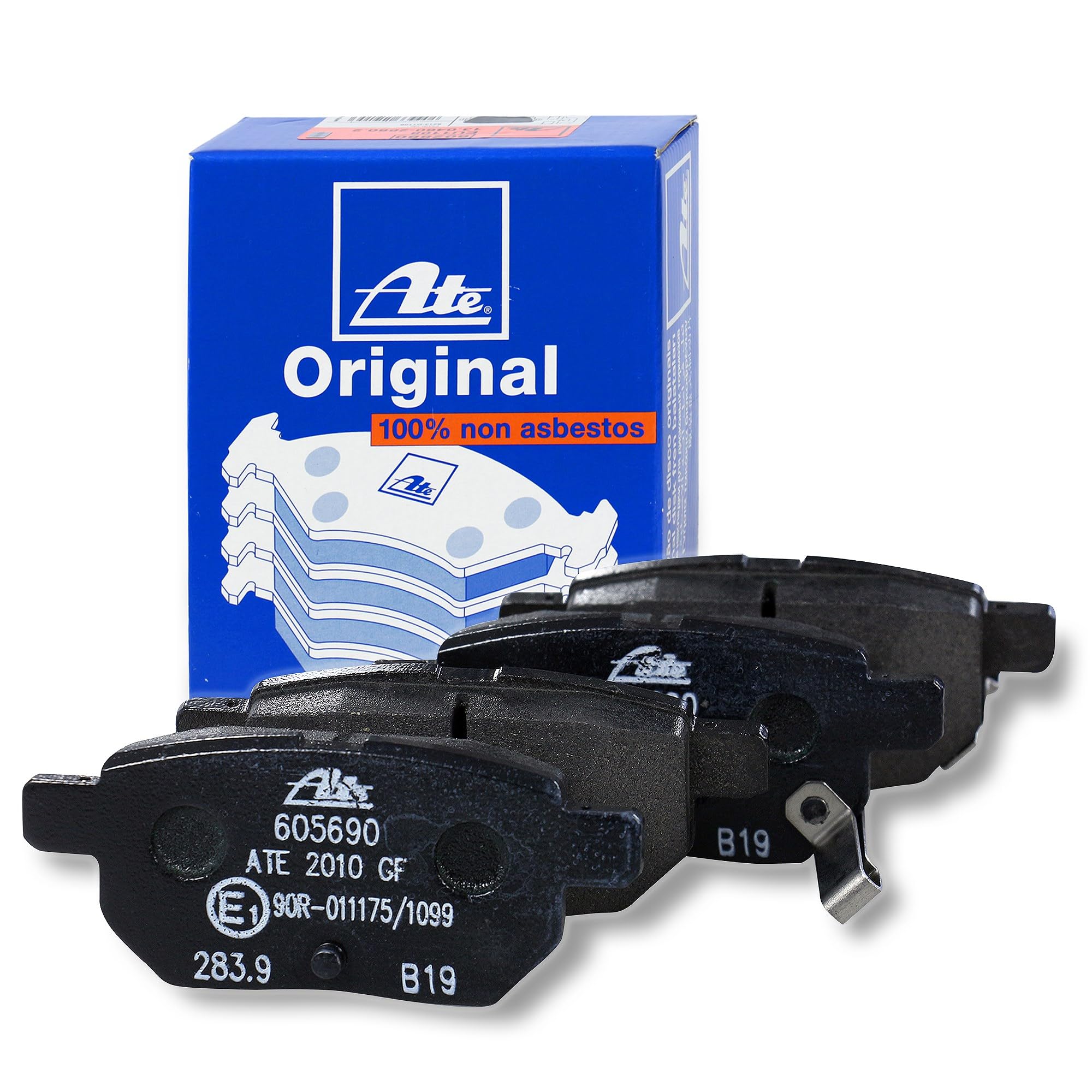 ATE Bremsenset Hinterachse inkl. Bremsscheiben hinten Ø259mm voll und Bremsbeläge hinten Kompatibel mit LEXUS CT (ZWA10), SUBARU TREZIA, TOYOTA PRIUS (W3), PRIUS (W5), PRIUS PHV (W52), VERSO S (P12)