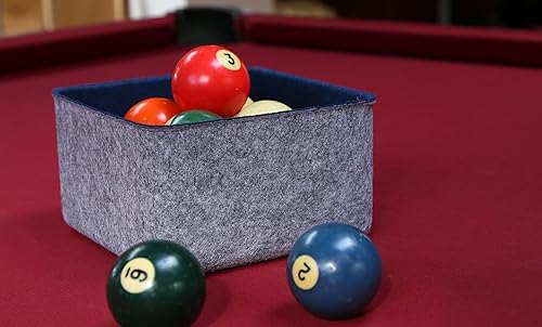 Miniatura 6 de Three by Three Seattle Organízate con colorido contenedor de dos tonos "felt-like-it!" de 7 x 7 x 4 perfecto para oficina, sala de manualidades,