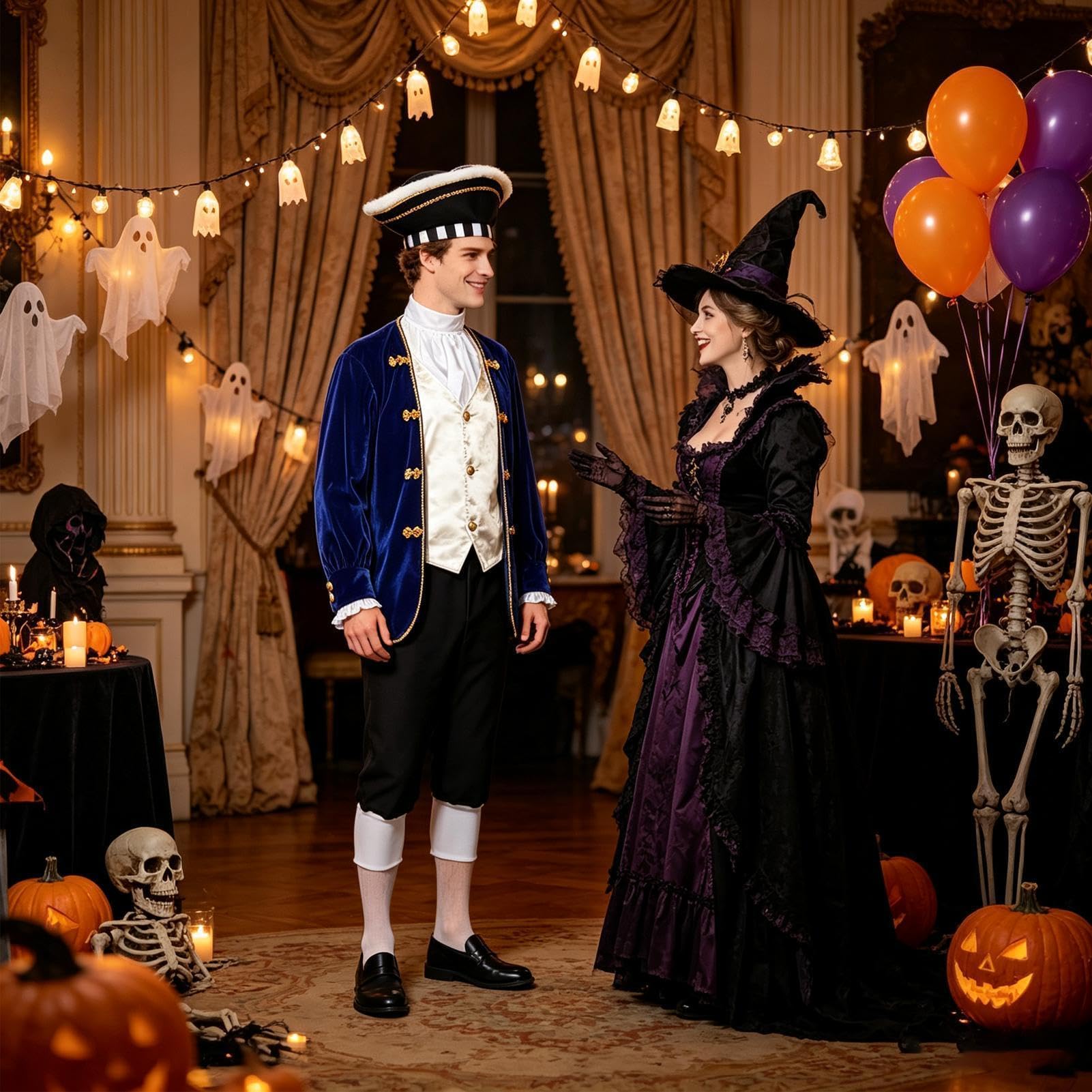 Costume storico per uomo adulto vestire vestiti con cappello