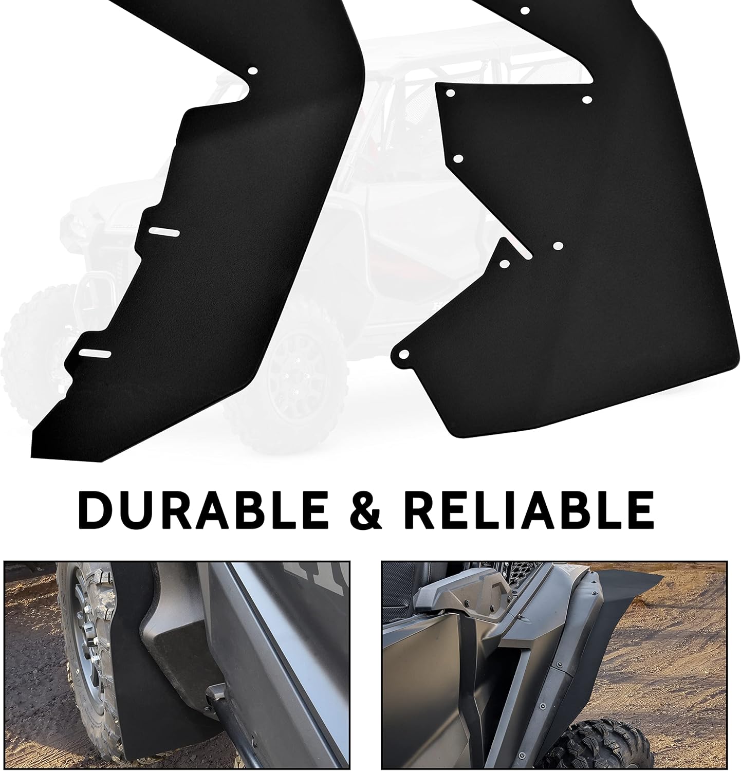 SAUTVS Fender Flares Extensions Mud Flaps for Honda Talon 1000, Mud Guards Fender Extensions Guards for Honda Talon 1000X 1000R 1000X4 2019-2024 Accessories (4PCS)