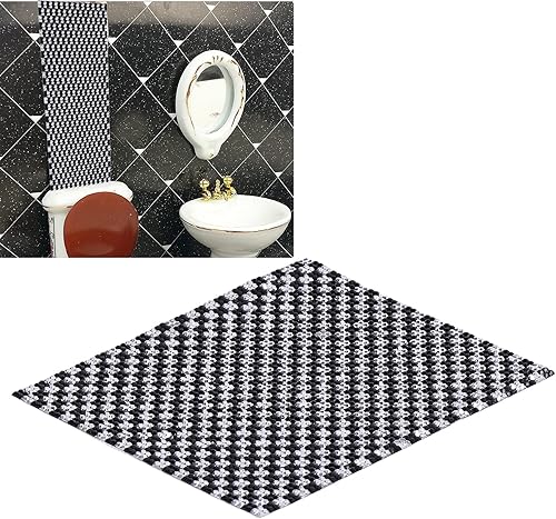 Miniatura 2 de Papel tapiz para casa de muñecas a escala 112, alfombras para casa de muñecas, mantas de piso para casa de muñecas, alfombra de asseccories en