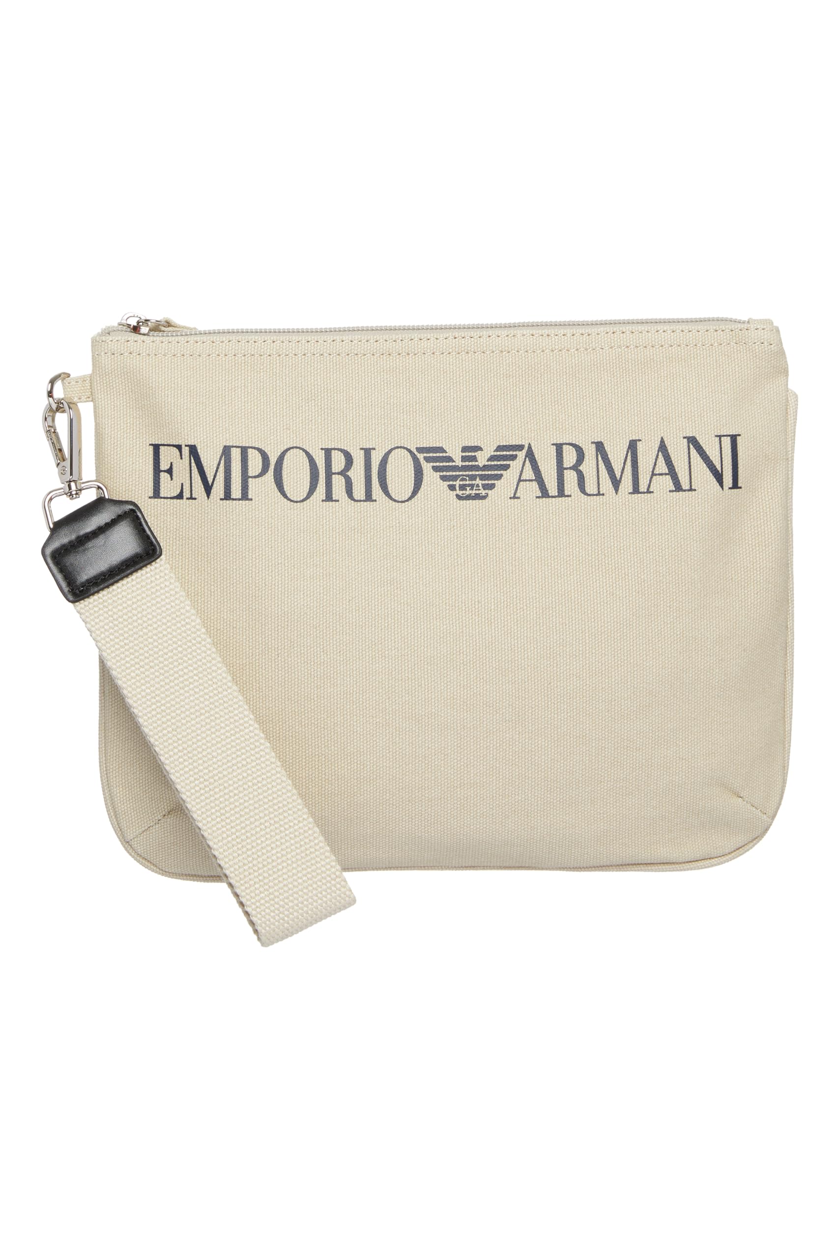 Emporio Armani Unisex Logo Pouch Bag POUCH Unisex - Adulto (Pacco da 1)