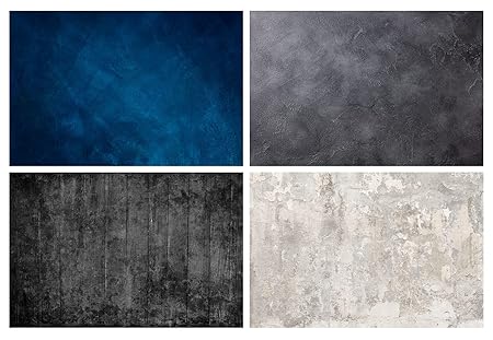 BS-PS0107 Backdrop Surfaces Flatlay Tabletop Photography Rollable Backdrop Sheets of 89x56 cm, 350GSM Thickness, 2 Sides Different Design