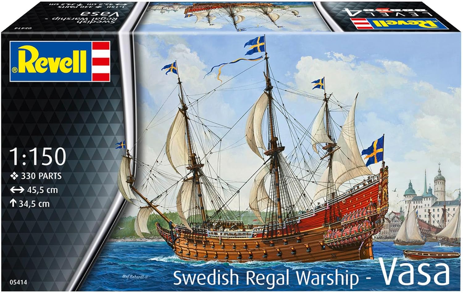 Revell 05414 Swedish Regal Ship VASA 1628, 330 Pieces
