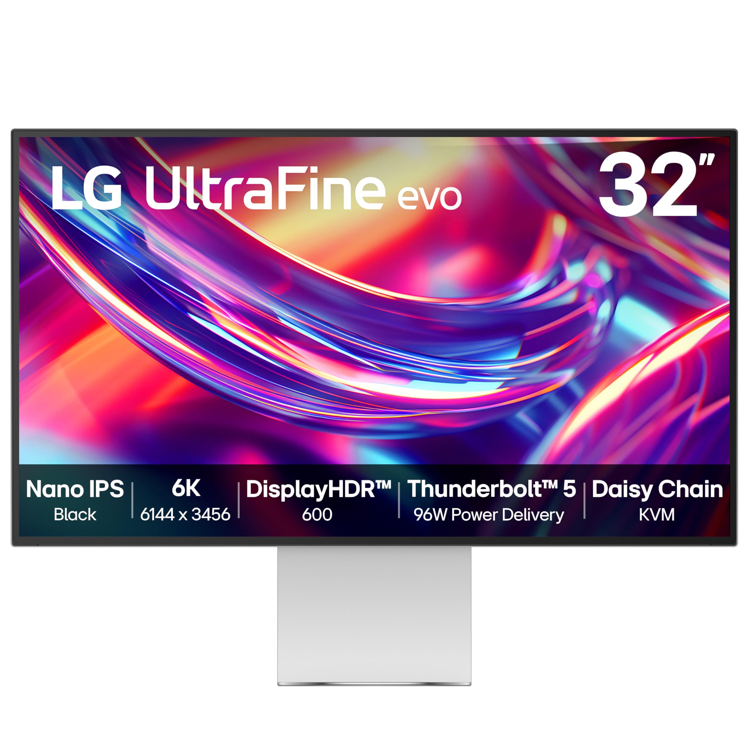 LG LG UltraFine evo 32U990A-S - 6K (6144 x 3456p) Nano IPS Black 32 Inch, 60Hz, 5ms GtG, DCI-P3 98%, Adobe RGB 99.5%, HDR 600, MAC