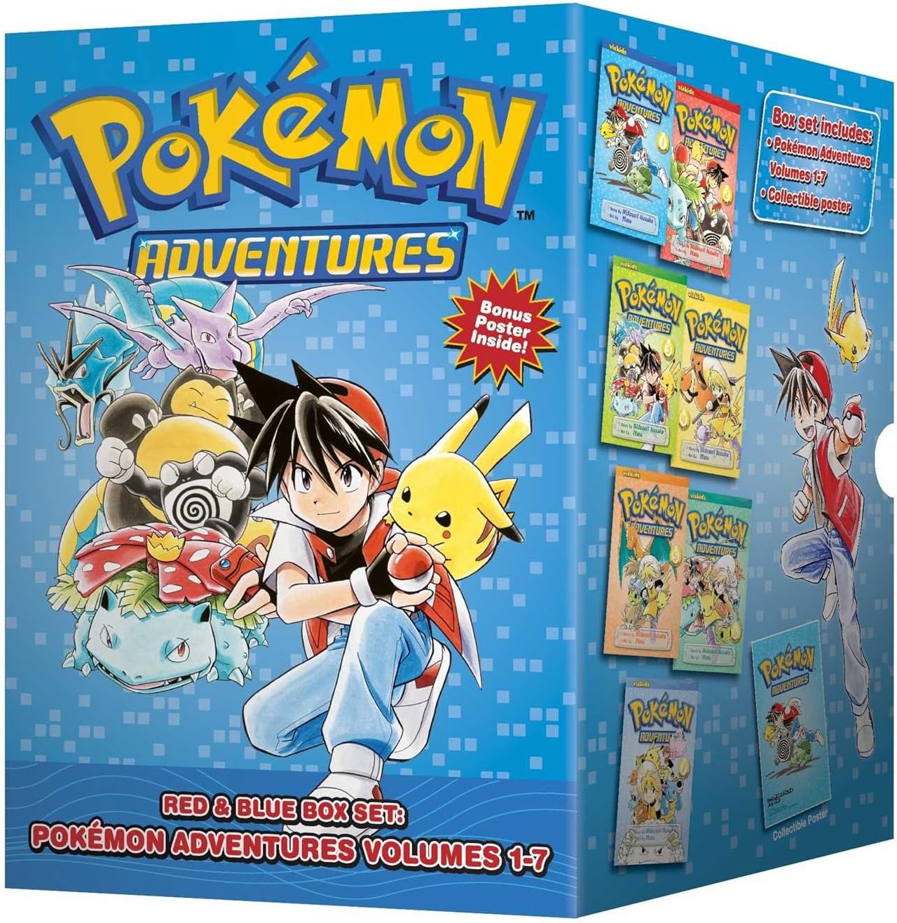 Pokémon Adventures Red & Blue Box Set: Set includes Vol. 1-7