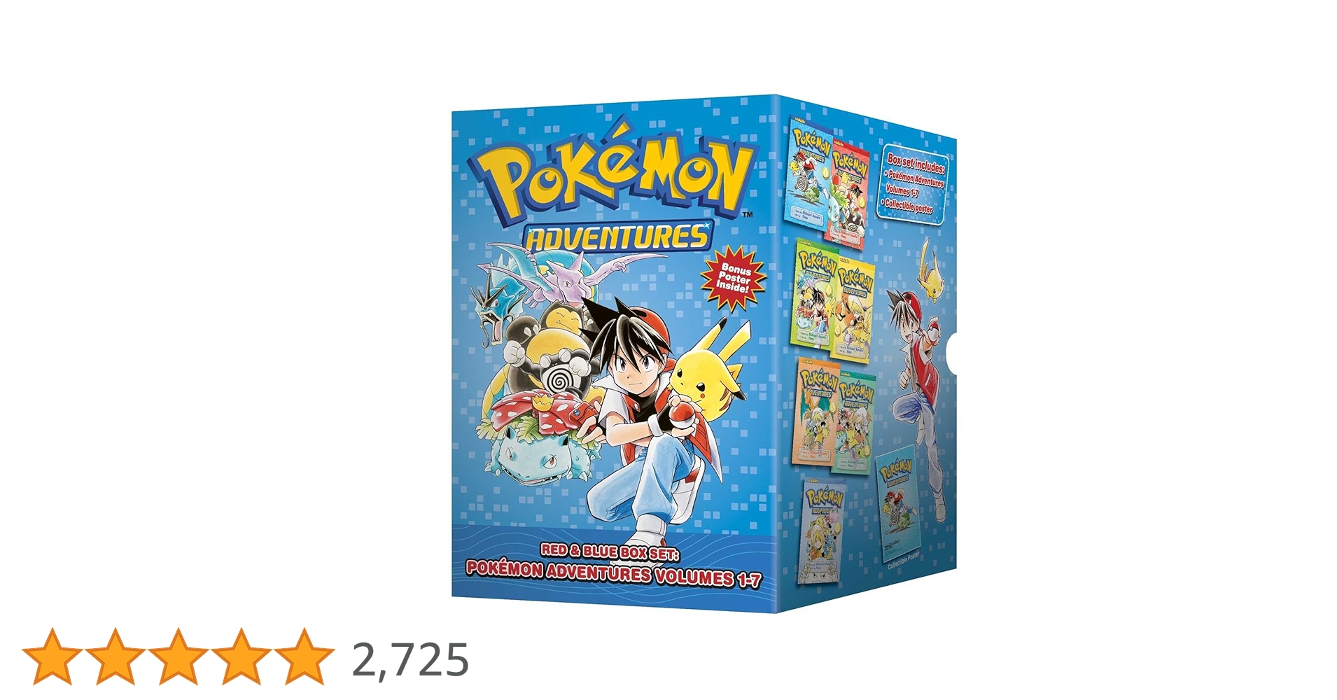 Amazon | Pokémon Adventures Red & Blue Box Set (Set Includes Vols